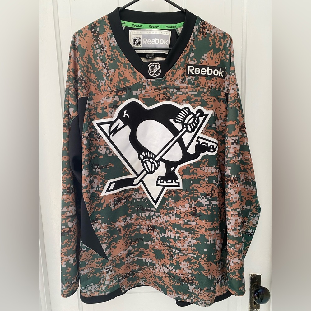 Pittsburgh Penguins Digital Camo Reebok Jersey
